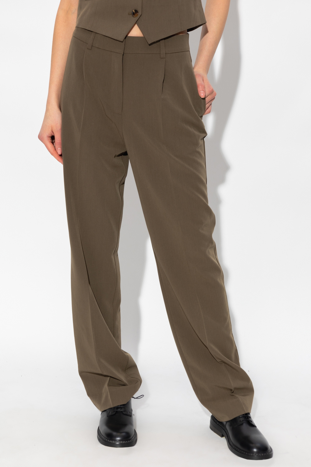 Samsøe Samsøe ‘Ramona’ pleat-front trousers