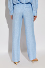 Samsøe Samsøe light blue Linen trousers `Hoys`