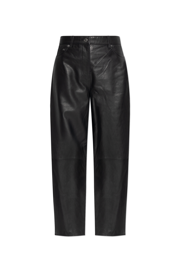 Leather trousers 'Saharpal' od Samsøe Samsøe