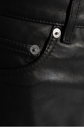 Samsøe Samsøe Pantalones de cuero "Saharpal"