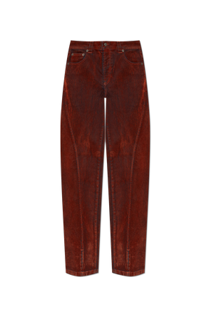 Straight-leg jeans
