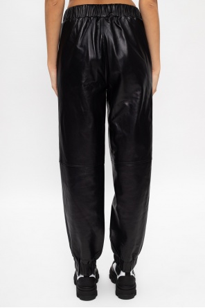 Ganni Leather trousers