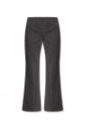 Ganni GREY Striped trousers