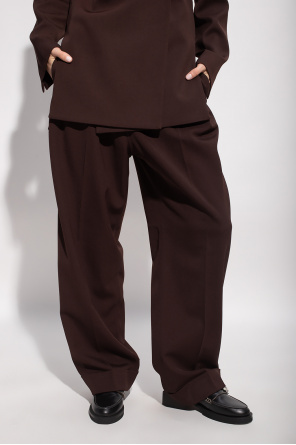 Ganni Pleat-front trousers