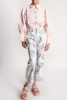 Ganni Jeans with floral motif