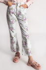 Ganni Jeans with floral motif