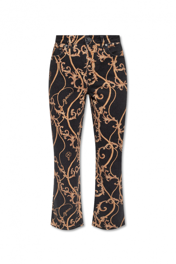 Leopard Leopard Print Betzy Cropped Jeans