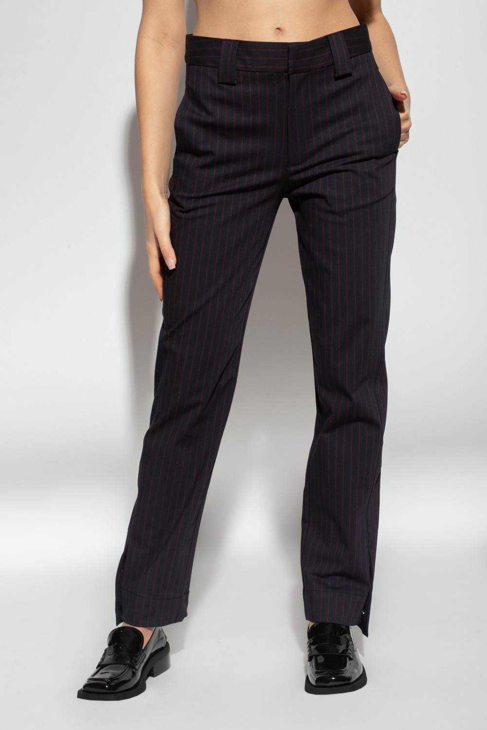 Ganni Pinstriped Nice trousers