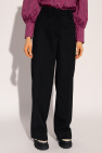 Ganni Pleat-front Deo trousers