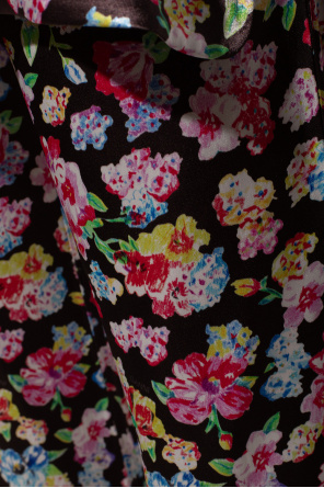 Ganni Trousers with floral motif