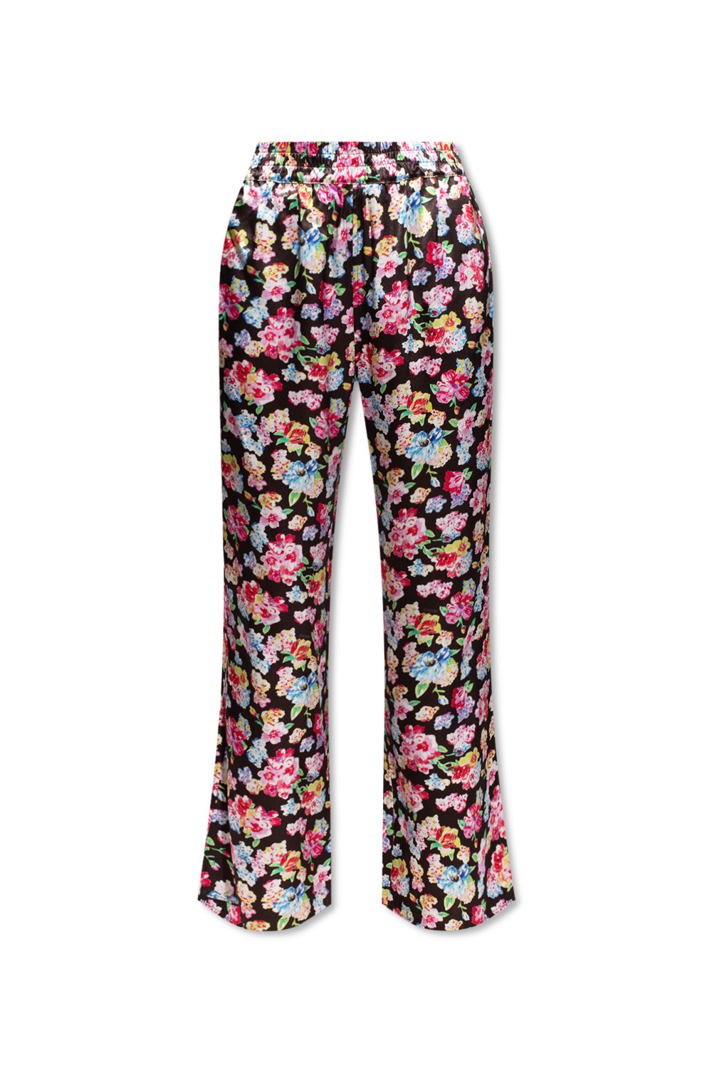 Ganni Trousers with floral motif