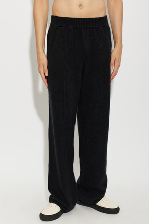 Laneus Straight-leg cashmere trousers