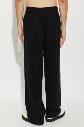 Laneus Straight-leg cashmere trousers