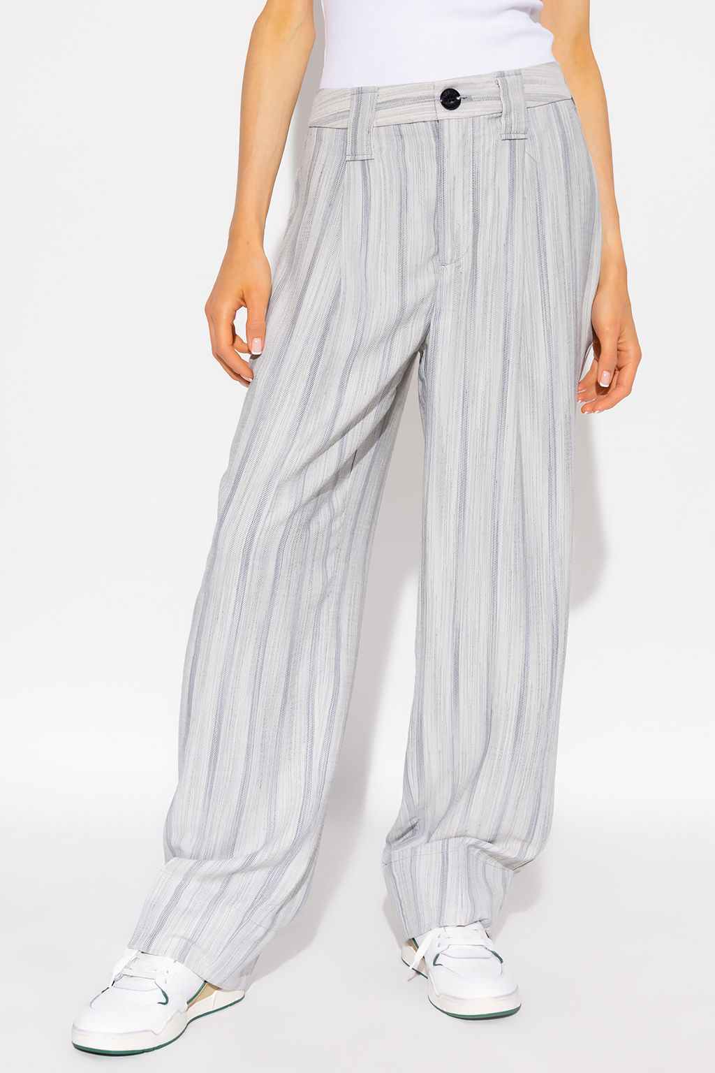 Ganni Striped trousers