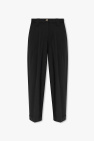 Ganni BLACK Pleat-front trousers