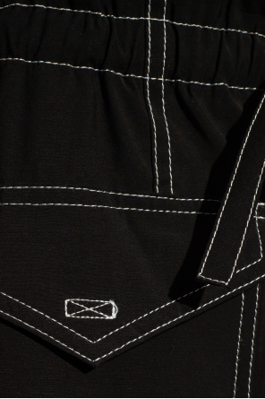 Ganni Cargo Textured trousers