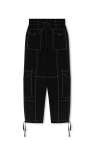 Ganni BLACK Cargo trousers