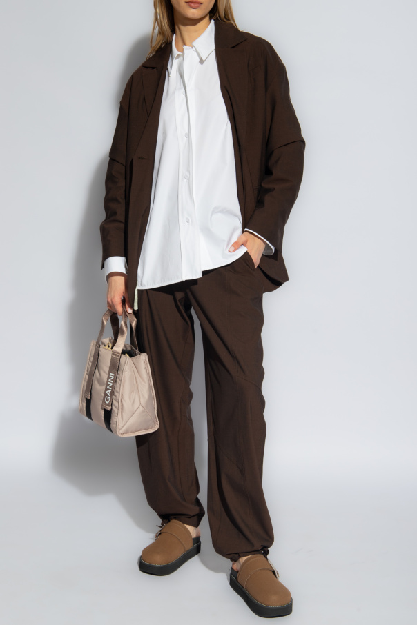 Ganni Loose-fitting trousers