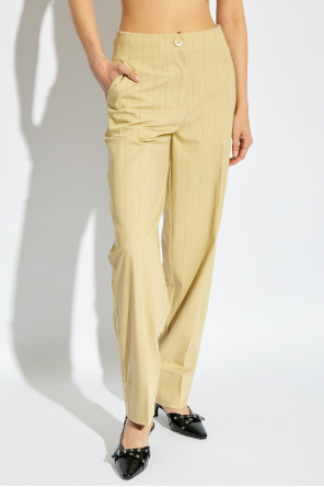 Ganni Striped pattern trousers