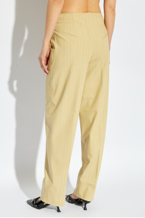Ganni Striped pattern trousers