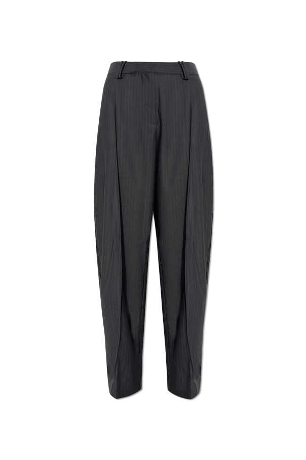 Ganni Striped Pattern Trousers