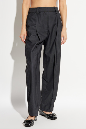 Ganni Striped Pattern Pants