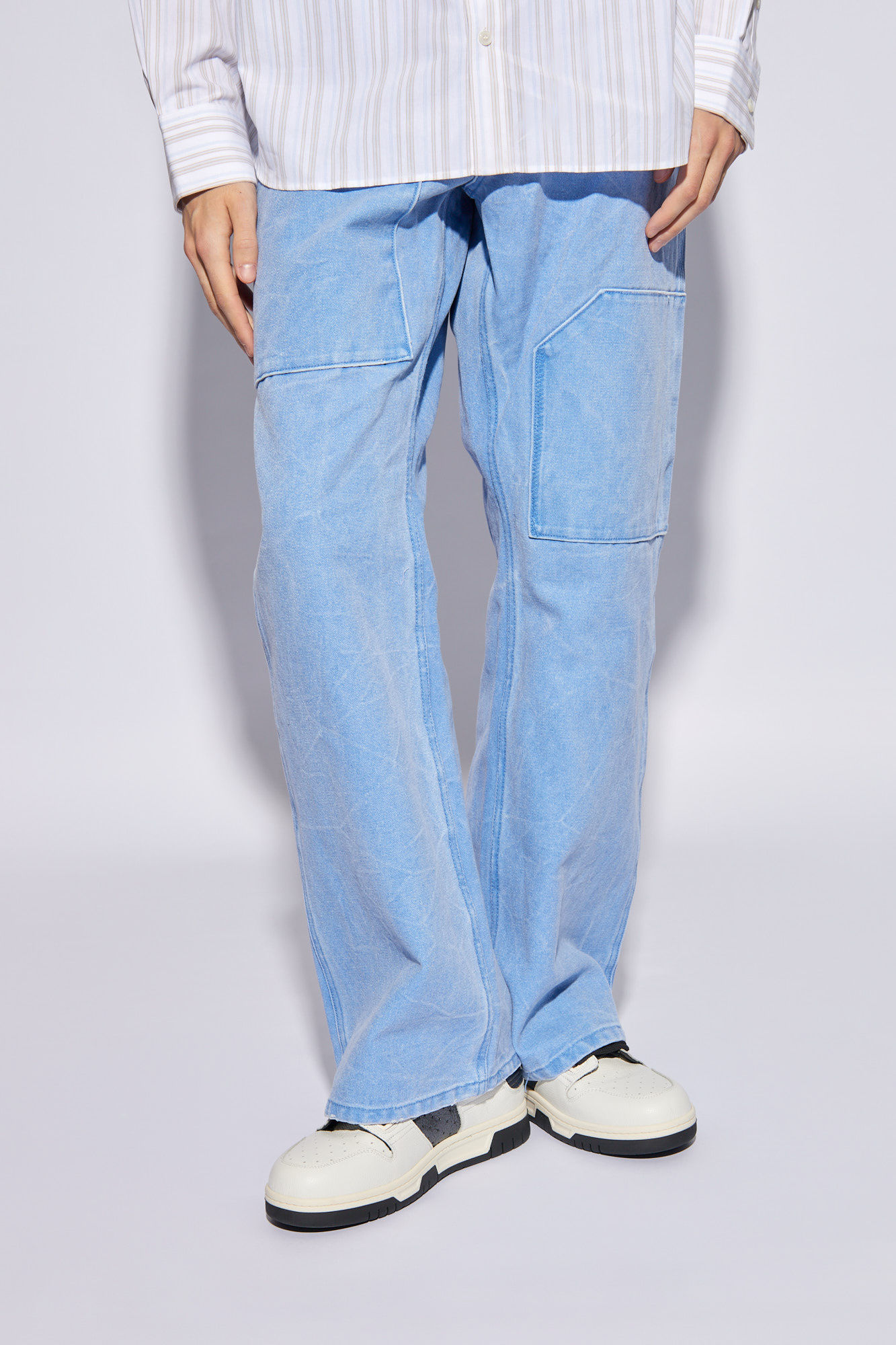 Acne Studios Relaxed-fitting bow trousers