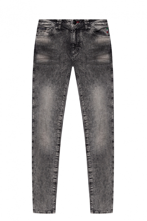 Philipp Plein Jeans with worn effect