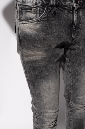 Philipp Plein Jeans with worn effect