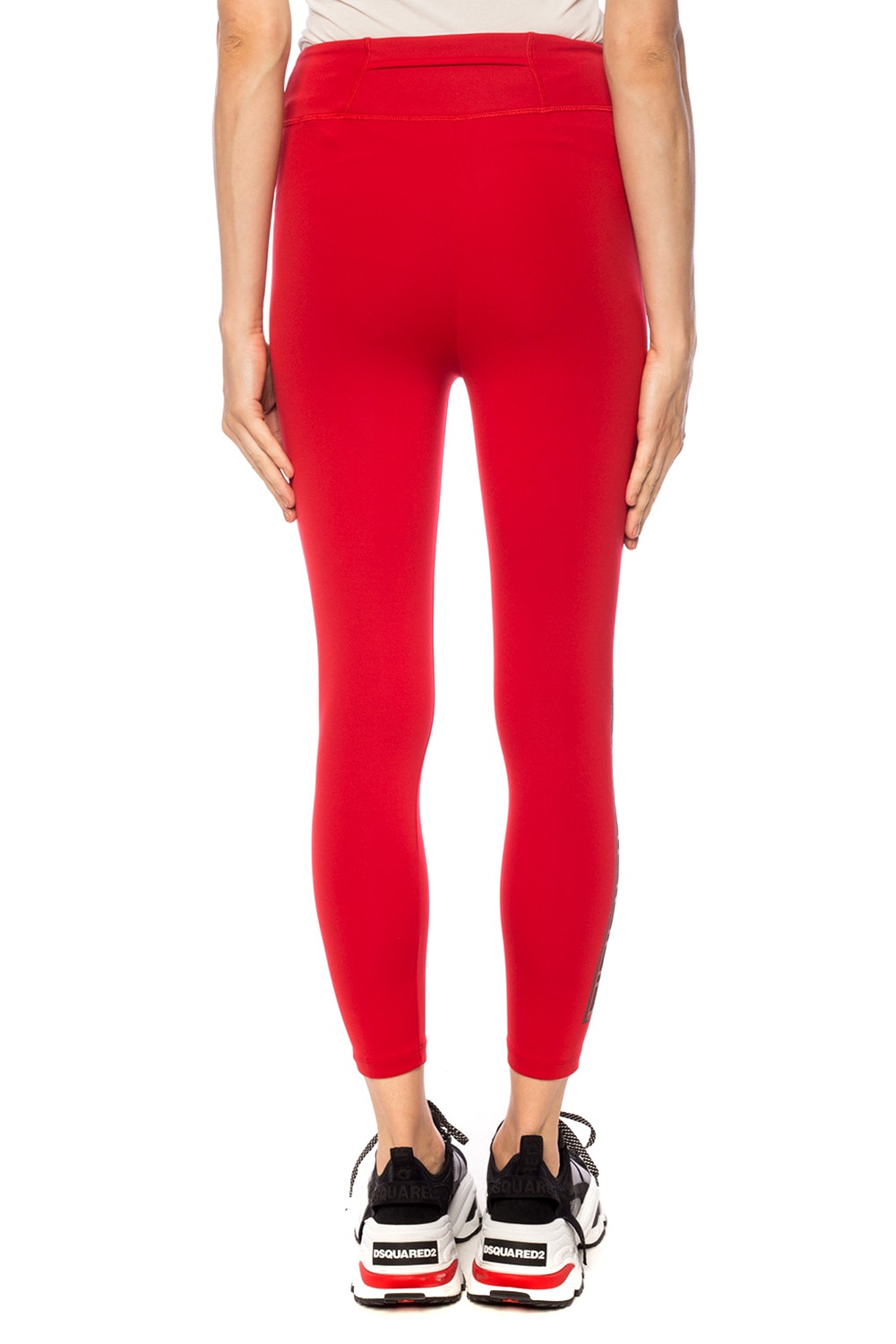 fendi red leggings