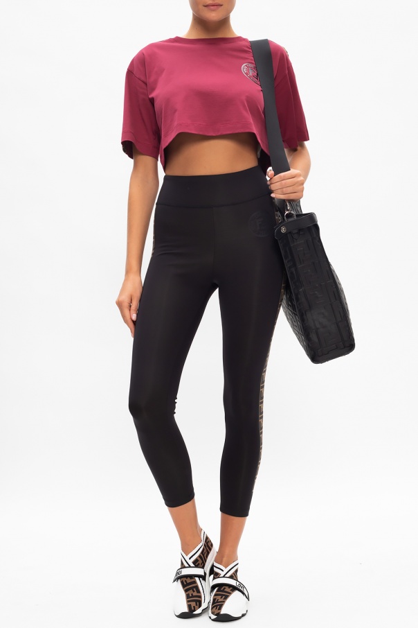 Fendi Side stripe leggings