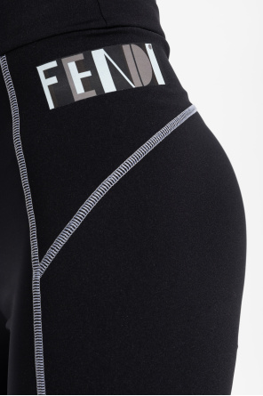 Fendi Leggings con logotipo estampado