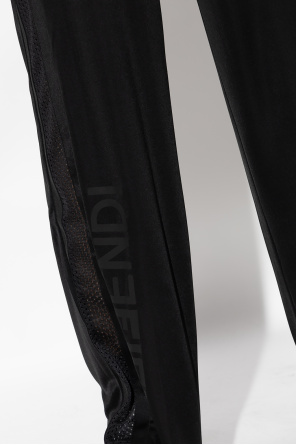 Fendi Fendi embossed logo clutch bag