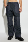 Fendi NAVY BLUE Ski pants with monogram