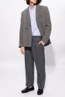 Fendi GREY Pleat-front trousers