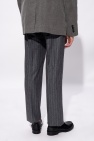 Fendi GREY Pleat-front trousers