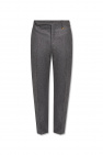 Fendi Wool pleat-front trousers