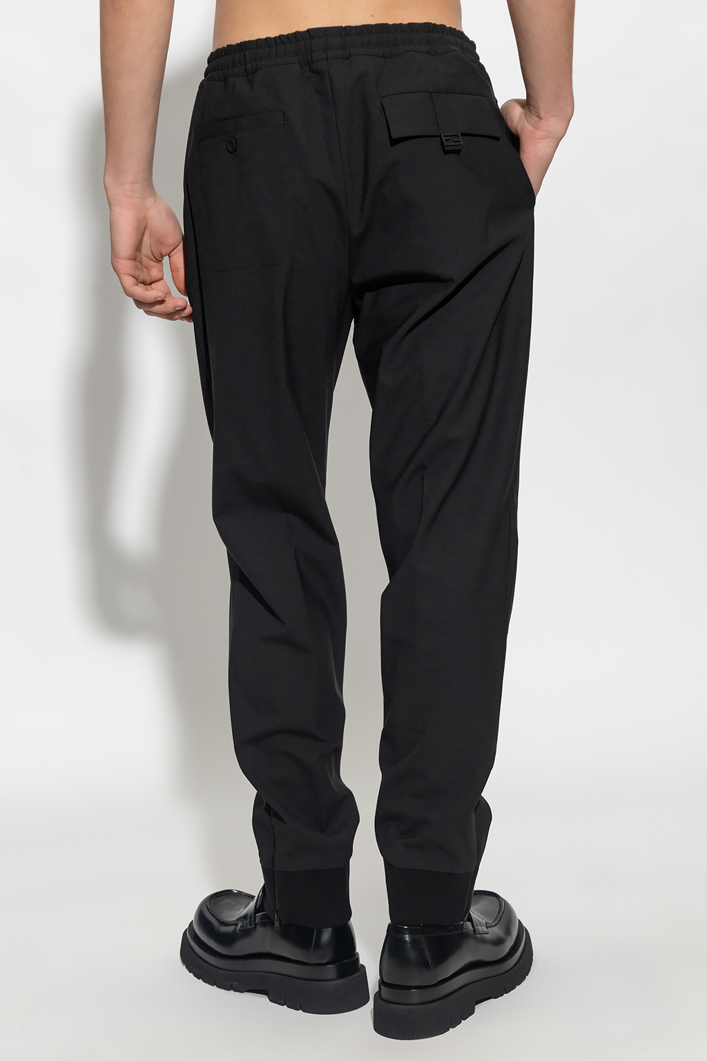 Fendi Pleat-front Calvin trousers