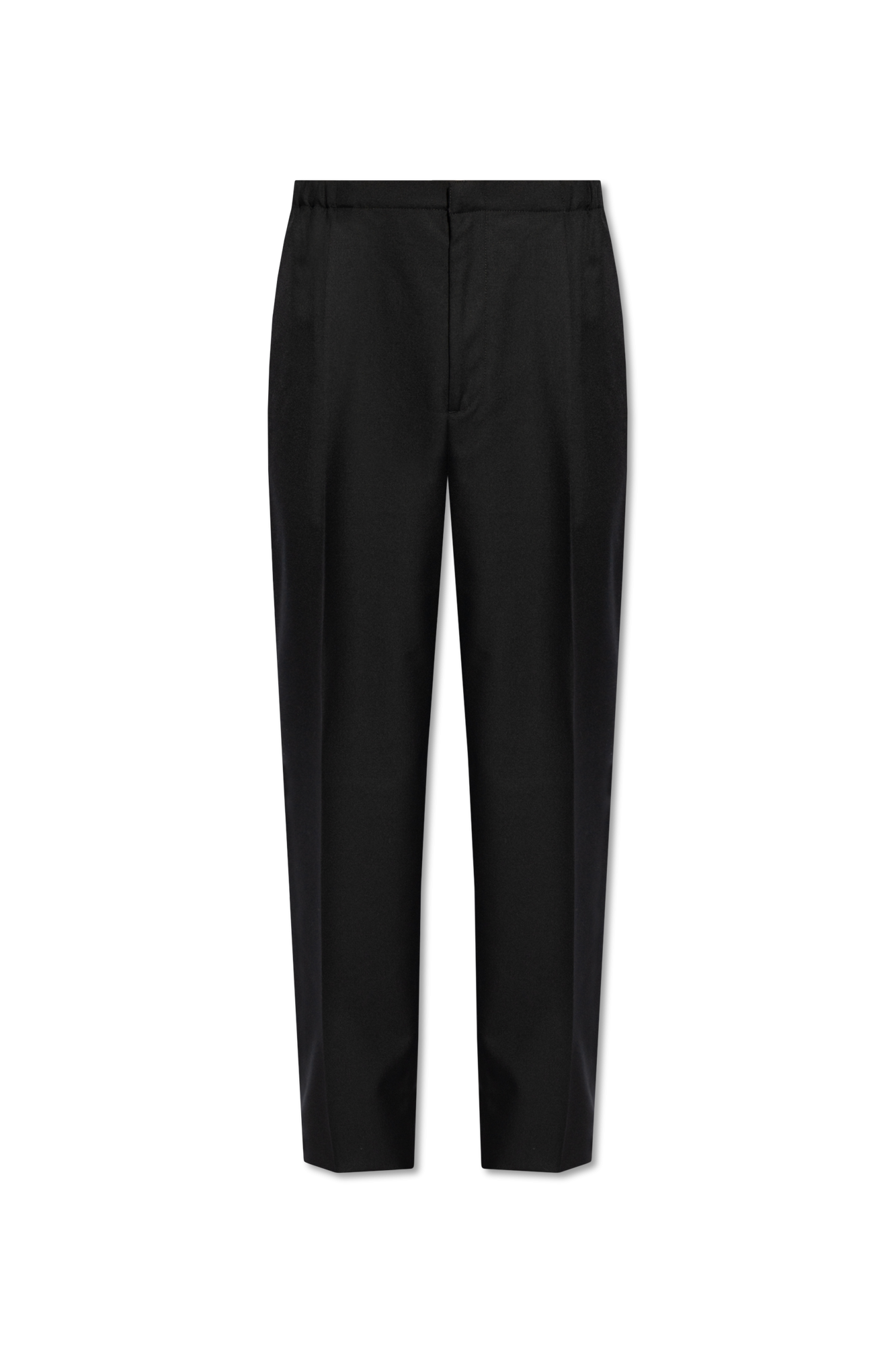 Fendi Wool pleat-front trousers