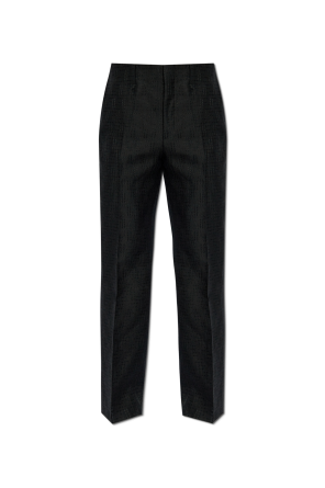 Trousers with logo