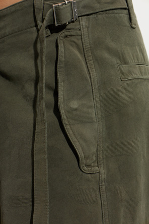 Fendi Pantalones tipo 'cargo' de corte recto