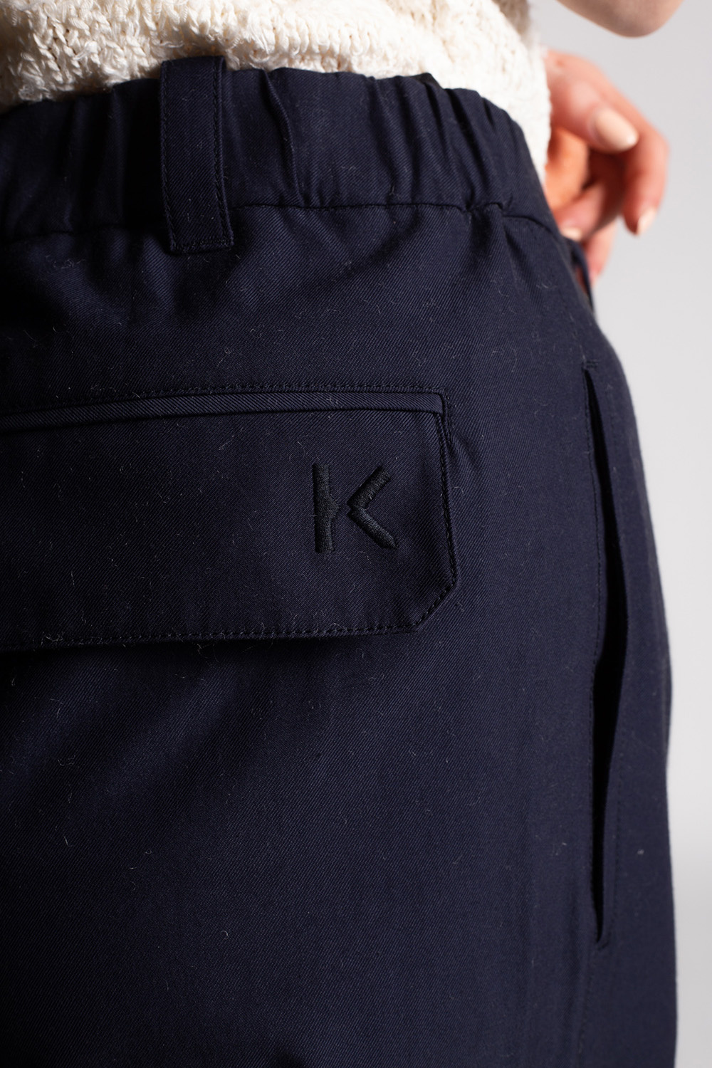 Kenzo Pleat-front trousers