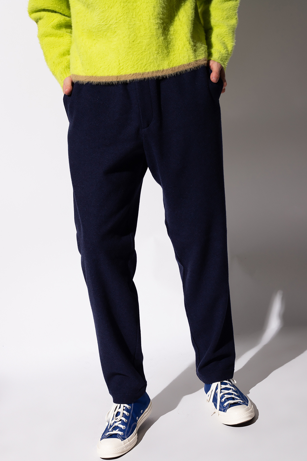 Kenzo Wool trousers with logo