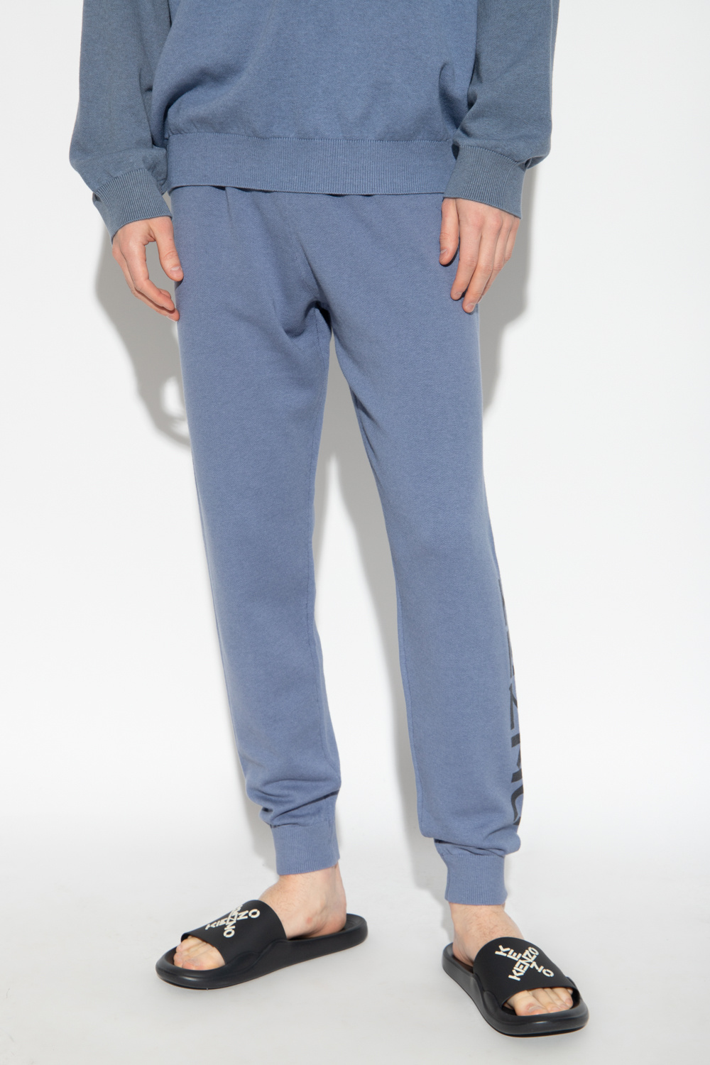 Kenzo elasticated-waist track pants Blau