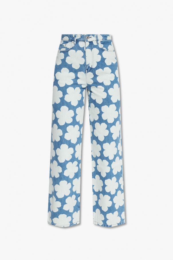 Kenzo Jeans with floral motif