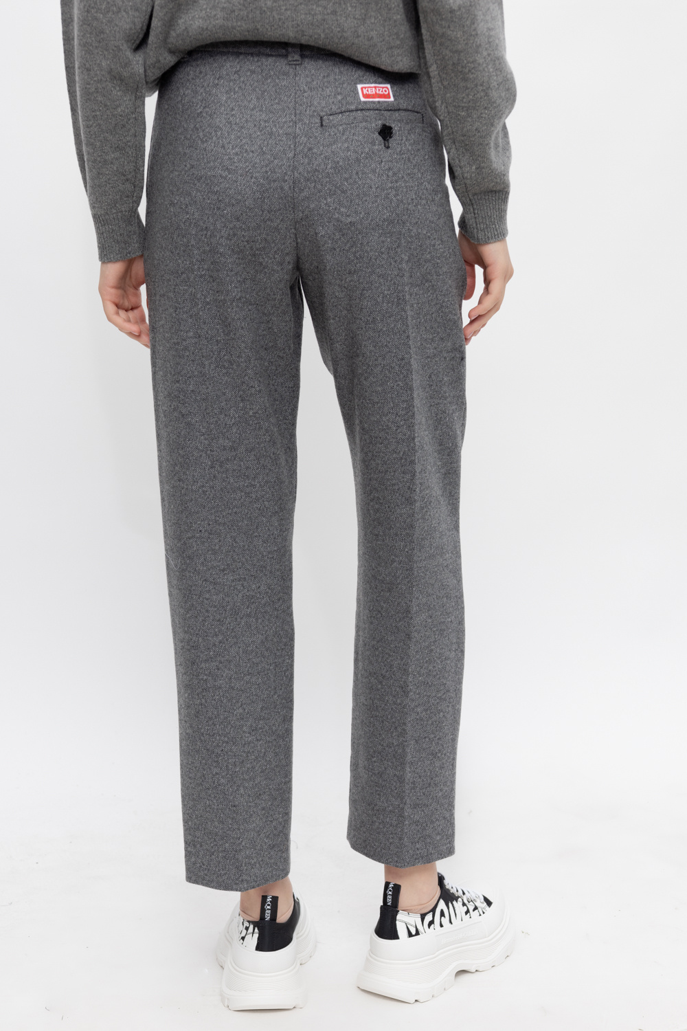 Kenzo Pleat-front trousers