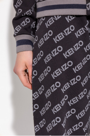 Kenzo Spodnie dresowe z monogramem