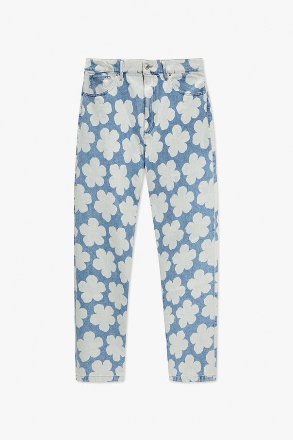 Kenzo Jeans with floral motif