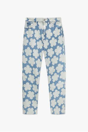 Jeans with floral motif od Kenzo