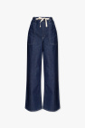 Pull&Bear Mom jeans met scheuren in middenblauw